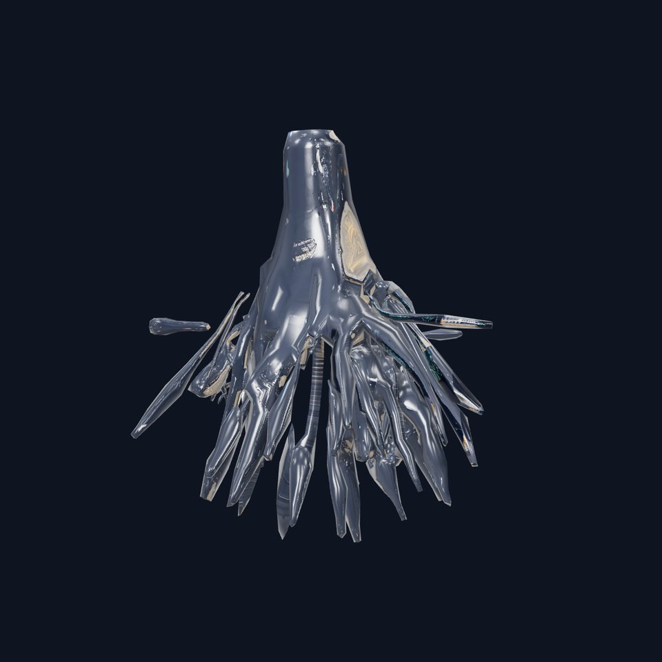 Futuristic Holographic Interface Model Pack